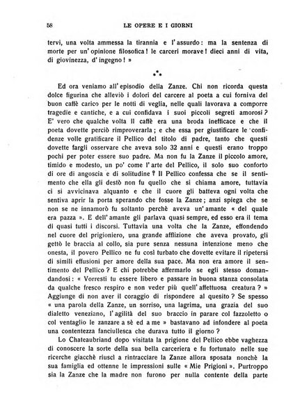 Le opere e i giorni rassegna mensile di politica, lettere, arti, etc