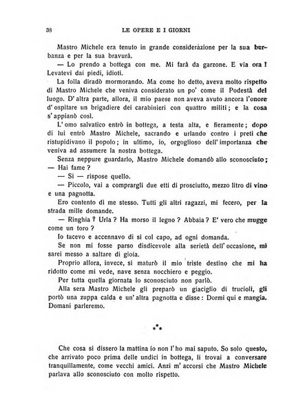 Le opere e i giorni rassegna mensile di politica, lettere, arti, etc