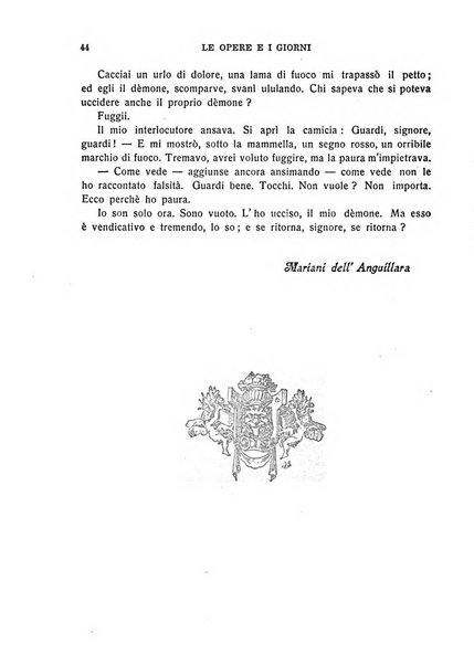 Le opere e i giorni rassegna mensile di politica, lettere, arti, etc