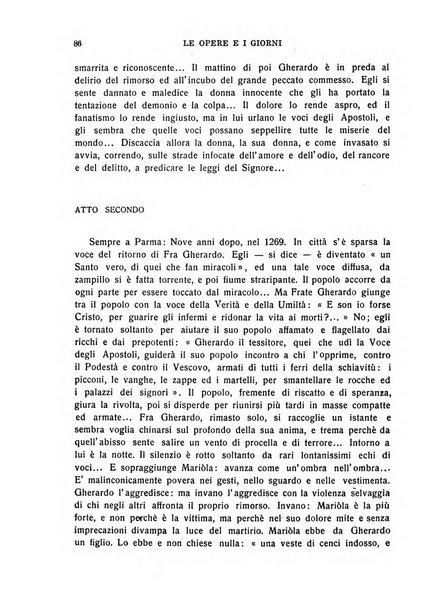 Le opere e i giorni rassegna mensile di politica, lettere, arti, etc