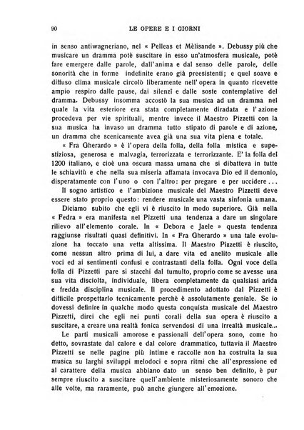 Le opere e i giorni rassegna mensile di politica, lettere, arti, etc