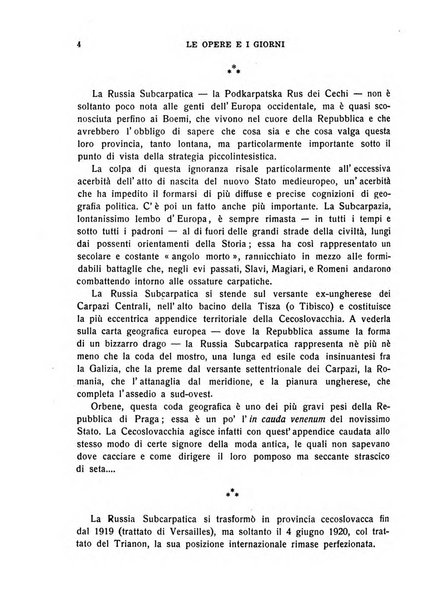 Le opere e i giorni rassegna mensile di politica, lettere, arti, etc