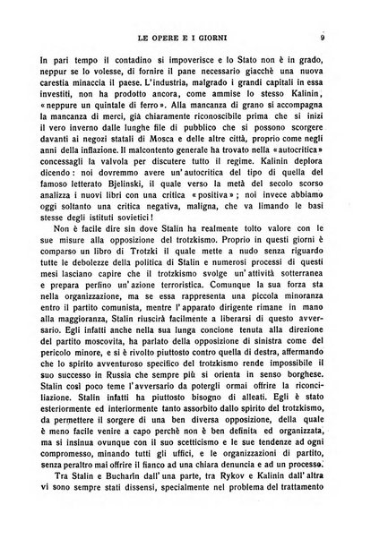 Le opere e i giorni rassegna mensile di politica, lettere, arti, etc