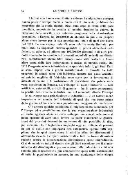 Le opere e i giorni rassegna mensile di politica, lettere, arti, etc