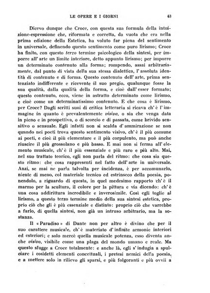 Le opere e i giorni rassegna mensile di politica, lettere, arti, etc