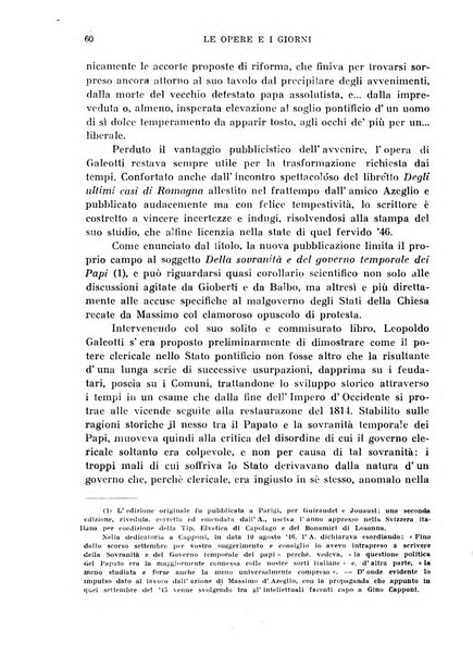 Le opere e i giorni rassegna mensile di politica, lettere, arti, etc