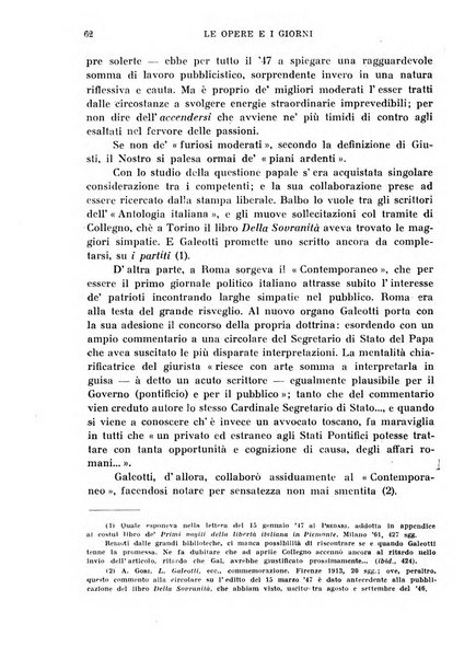 Le opere e i giorni rassegna mensile di politica, lettere, arti, etc