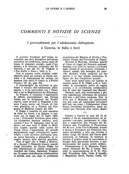 Le opere e i giorni rassegna mensile di politica, lettere, arti, etc