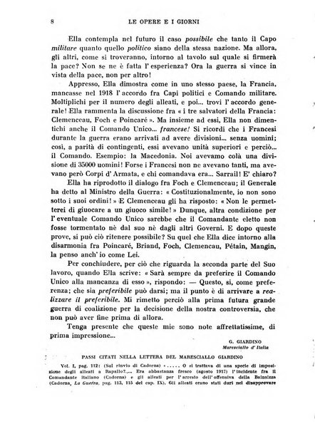 Le opere e i giorni rassegna mensile di politica, lettere, arti, etc