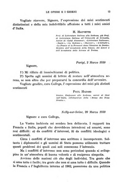 Le opere e i giorni rassegna mensile di politica, lettere, arti, etc