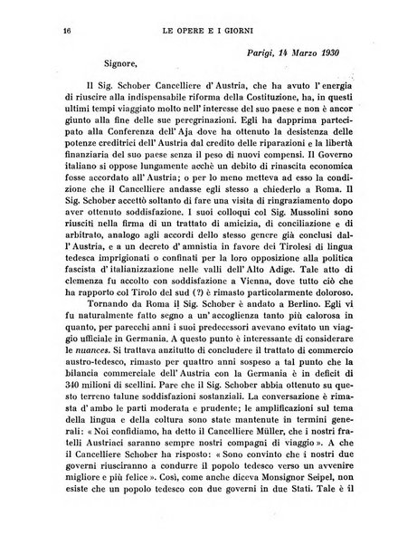 Le opere e i giorni rassegna mensile di politica, lettere, arti, etc