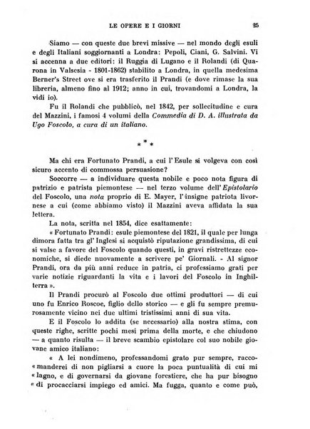 Le opere e i giorni rassegna mensile di politica, lettere, arti, etc