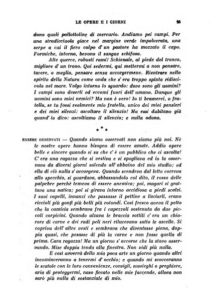 Le opere e i giorni rassegna mensile di politica, lettere, arti, etc