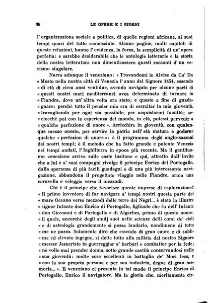 Le opere e i giorni rassegna mensile di politica, lettere, arti, etc