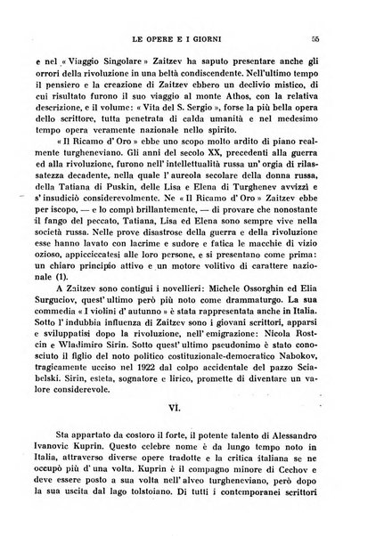 Le opere e i giorni rassegna mensile di politica, lettere, arti, etc