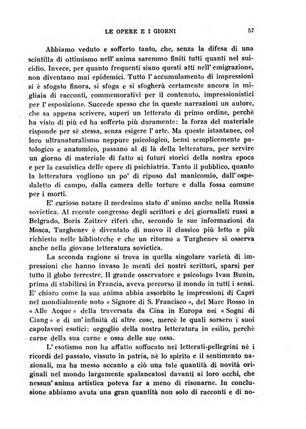 Le opere e i giorni rassegna mensile di politica, lettere, arti, etc