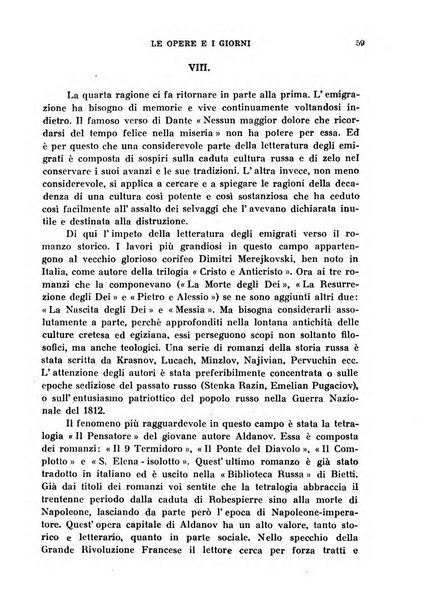 Le opere e i giorni rassegna mensile di politica, lettere, arti, etc