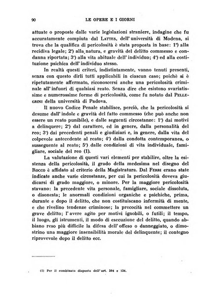 Le opere e i giorni rassegna mensile di politica, lettere, arti, etc