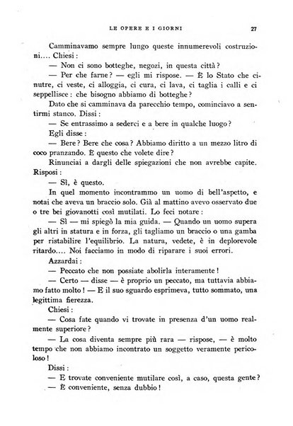 Le opere e i giorni rassegna mensile di politica, lettere, arti, etc