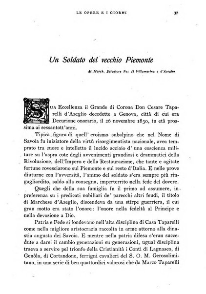 Le opere e i giorni rassegna mensile di politica, lettere, arti, etc