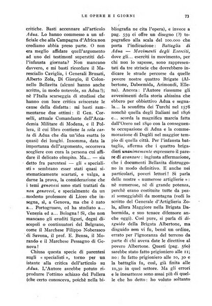 Le opere e i giorni rassegna mensile di politica, lettere, arti, etc