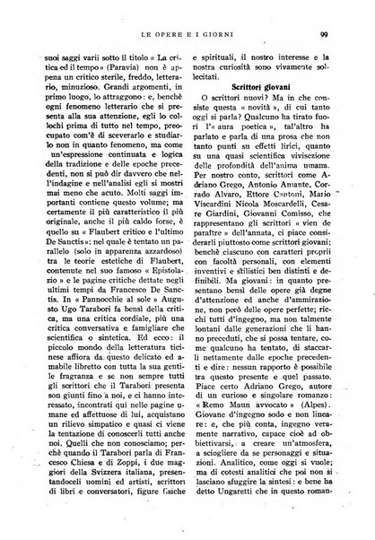 Le opere e i giorni rassegna mensile di politica, lettere, arti, etc