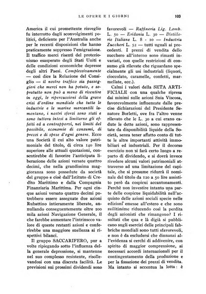 Le opere e i giorni rassegna mensile di politica, lettere, arti, etc