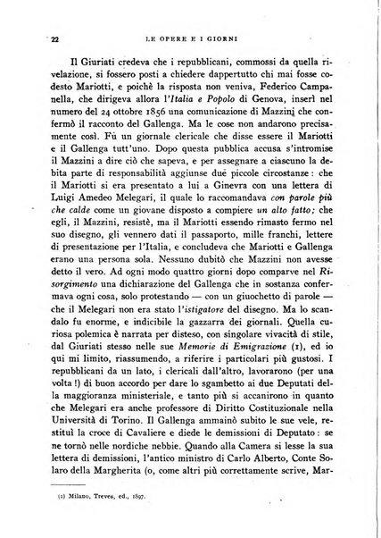 Le opere e i giorni rassegna mensile di politica, lettere, arti, etc