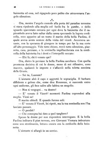 Le opere e i giorni rassegna mensile di politica, lettere, arti, etc