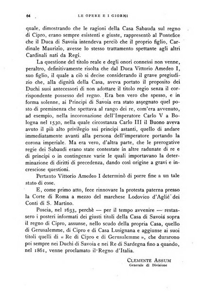 Le opere e i giorni rassegna mensile di politica, lettere, arti, etc