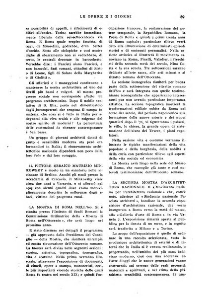 Le opere e i giorni rassegna mensile di politica, lettere, arti, etc