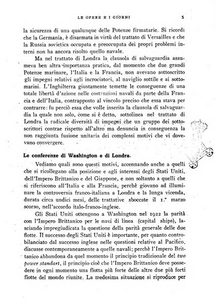 Le opere e i giorni rassegna mensile di politica, lettere, arti, etc