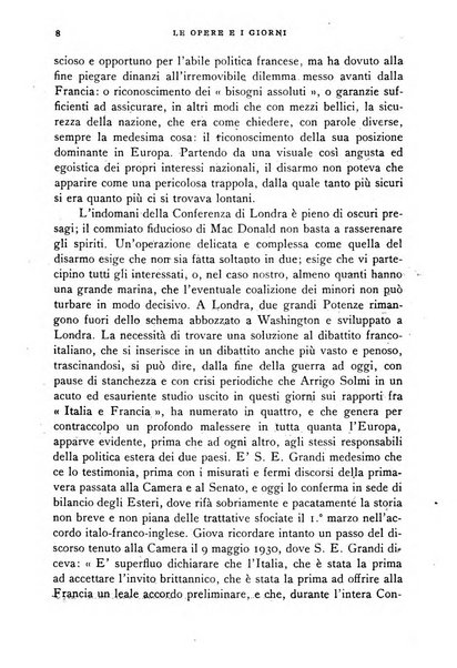 Le opere e i giorni rassegna mensile di politica, lettere, arti, etc