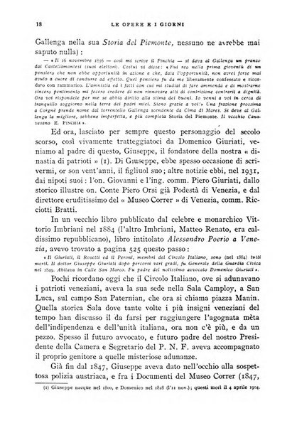 Le opere e i giorni rassegna mensile di politica, lettere, arti, etc