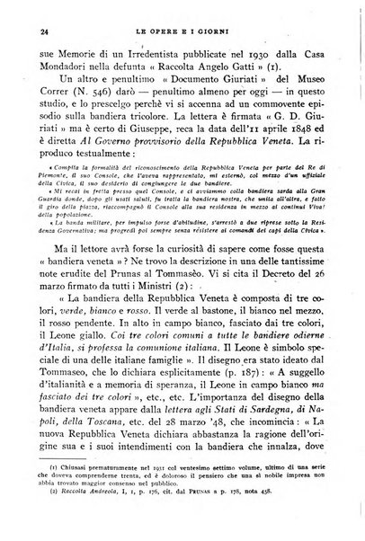 Le opere e i giorni rassegna mensile di politica, lettere, arti, etc