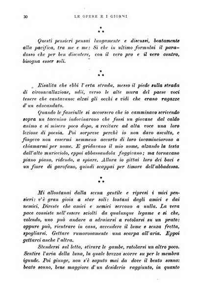 Le opere e i giorni rassegna mensile di politica, lettere, arti, etc