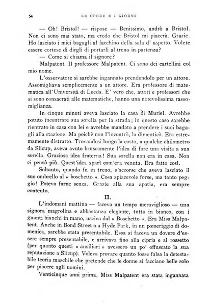 Le opere e i giorni rassegna mensile di politica, lettere, arti, etc