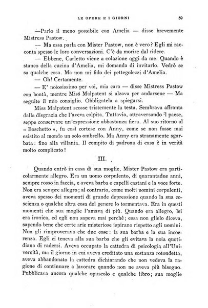 Le opere e i giorni rassegna mensile di politica, lettere, arti, etc