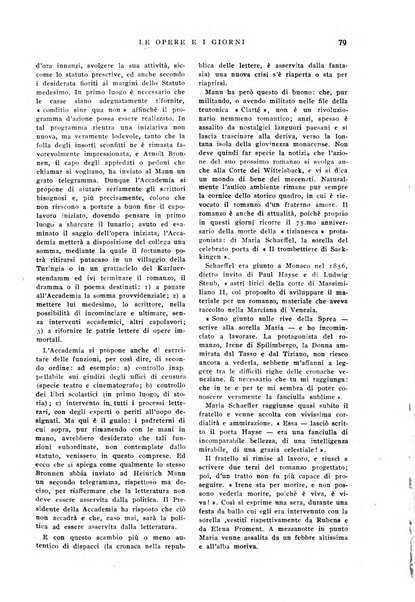 Le opere e i giorni rassegna mensile di politica, lettere, arti, etc