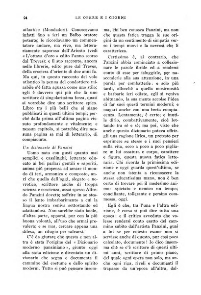 Le opere e i giorni rassegna mensile di politica, lettere, arti, etc