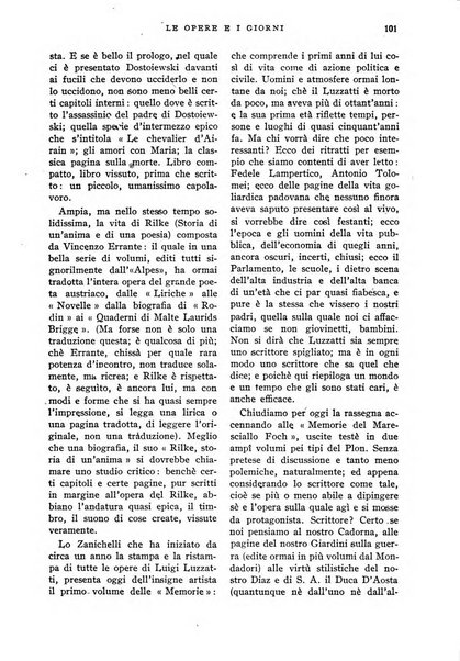 Le opere e i giorni rassegna mensile di politica, lettere, arti, etc