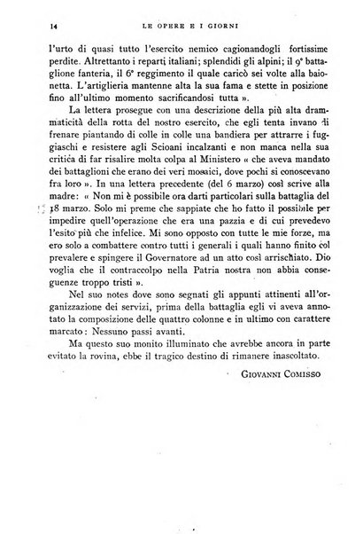 Le opere e i giorni rassegna mensile di politica, lettere, arti, etc