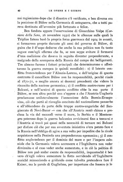 Le opere e i giorni rassegna mensile di politica, lettere, arti, etc