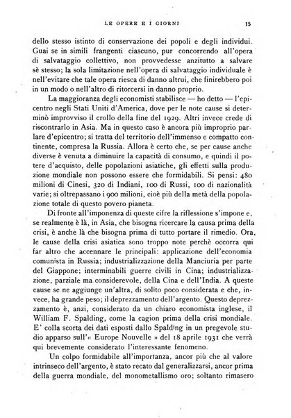 Le opere e i giorni rassegna mensile di politica, lettere, arti, etc