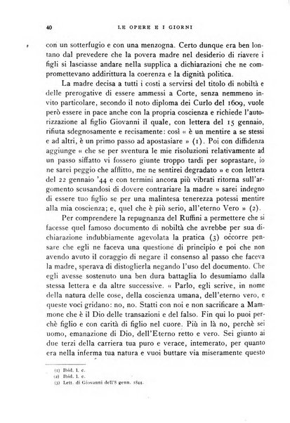 Le opere e i giorni rassegna mensile di politica, lettere, arti, etc