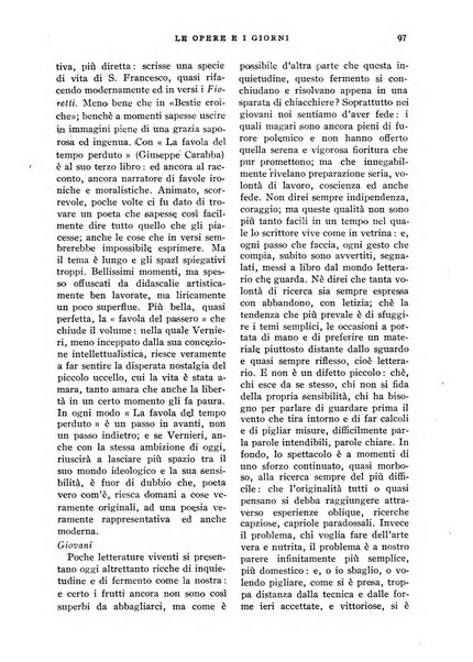 Le opere e i giorni rassegna mensile di politica, lettere, arti, etc