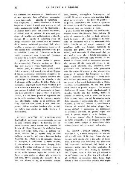 Le opere e i giorni rassegna mensile di politica, lettere, arti, etc