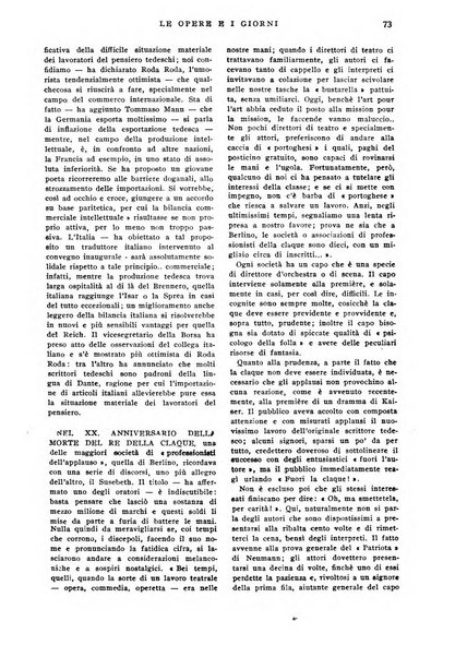 Le opere e i giorni rassegna mensile di politica, lettere, arti, etc