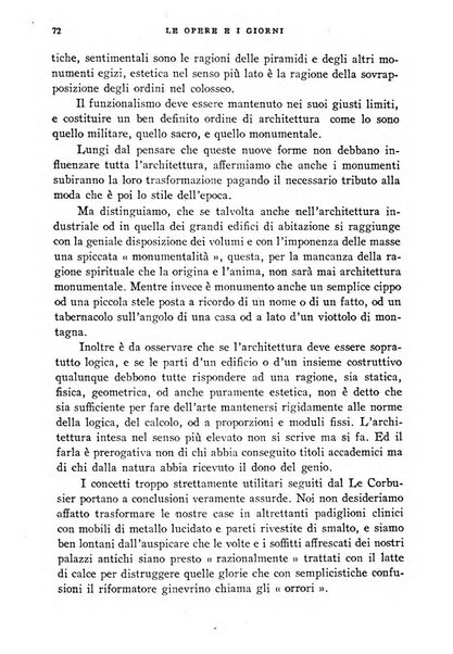 Le opere e i giorni rassegna mensile di politica, lettere, arti, etc