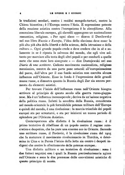 Le opere e i giorni rassegna mensile di politica, lettere, arti, etc